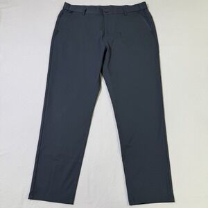 Jack Archer Jetsetter Pants Men's 34x28 Space Black Chino Flat Front Performance